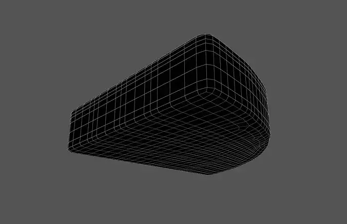 Cartoon Wafer v2 001 Low-poly 3D model 7