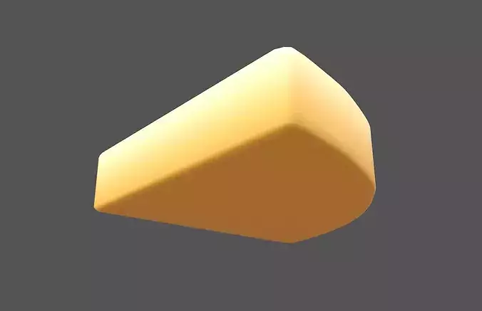 Cartoon Wafer v2 001 Low-poly 3D model 4