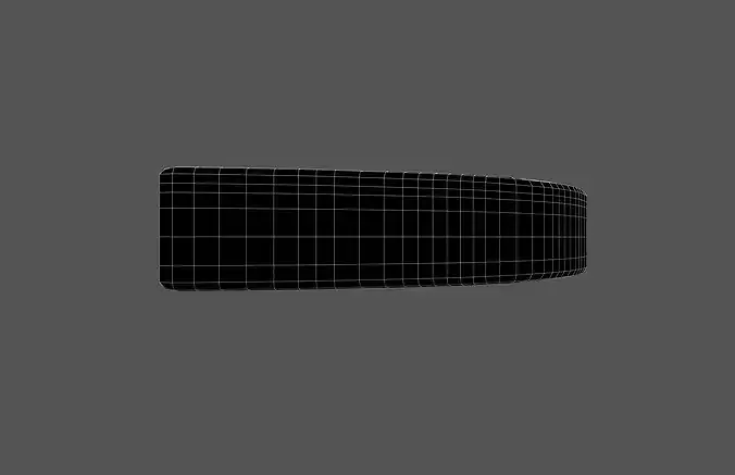 Cartoon Wafer v2 001 Low-poly 3D model 5
