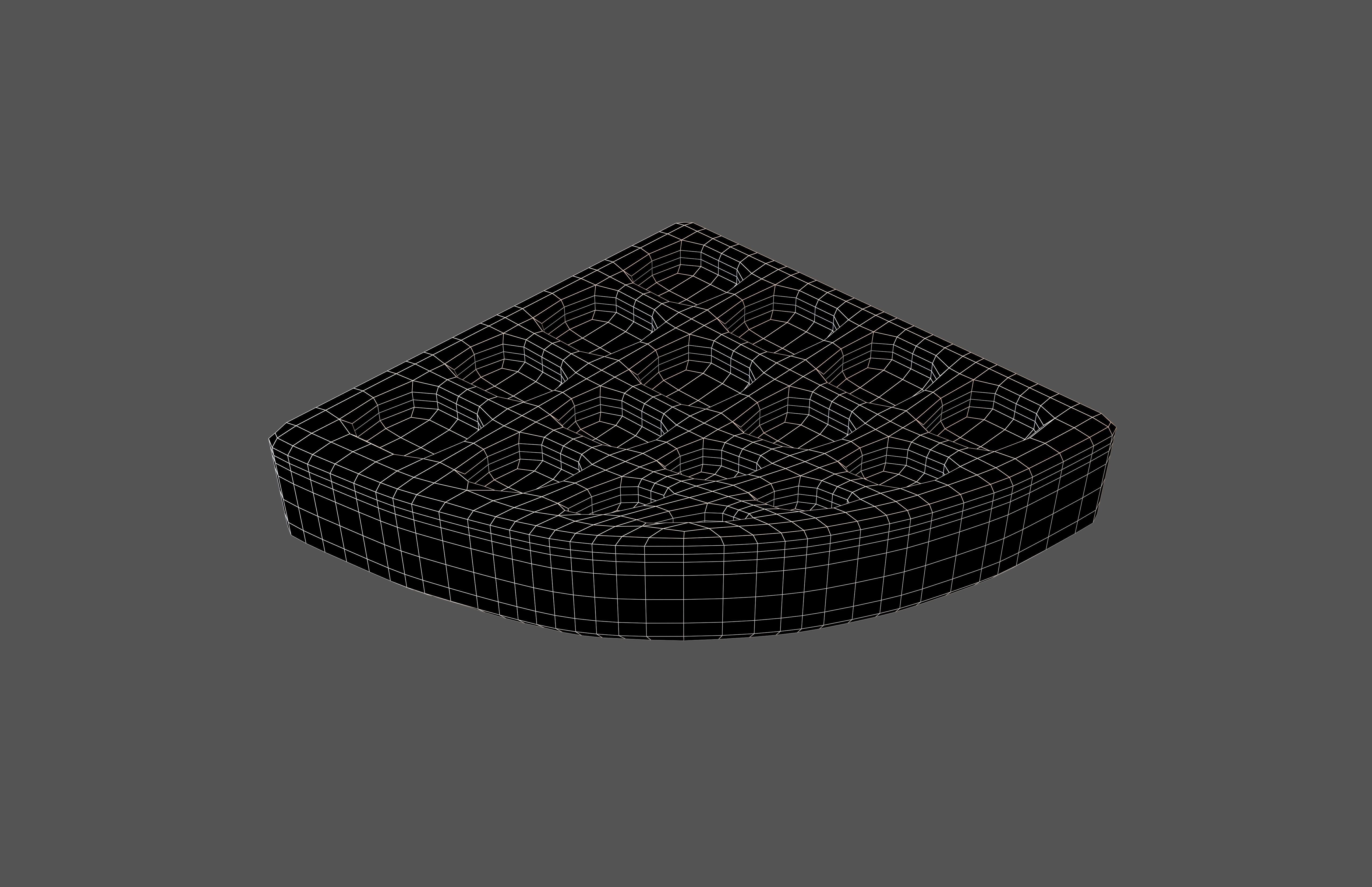 Cartoon Wafer v2 001 Low-poly 3D model_5