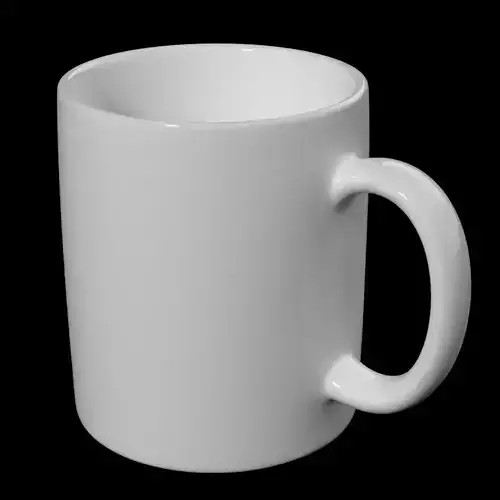 Coffee and Tea Ceramic Mug 3D model