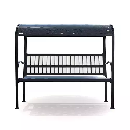 out bench steel mesh