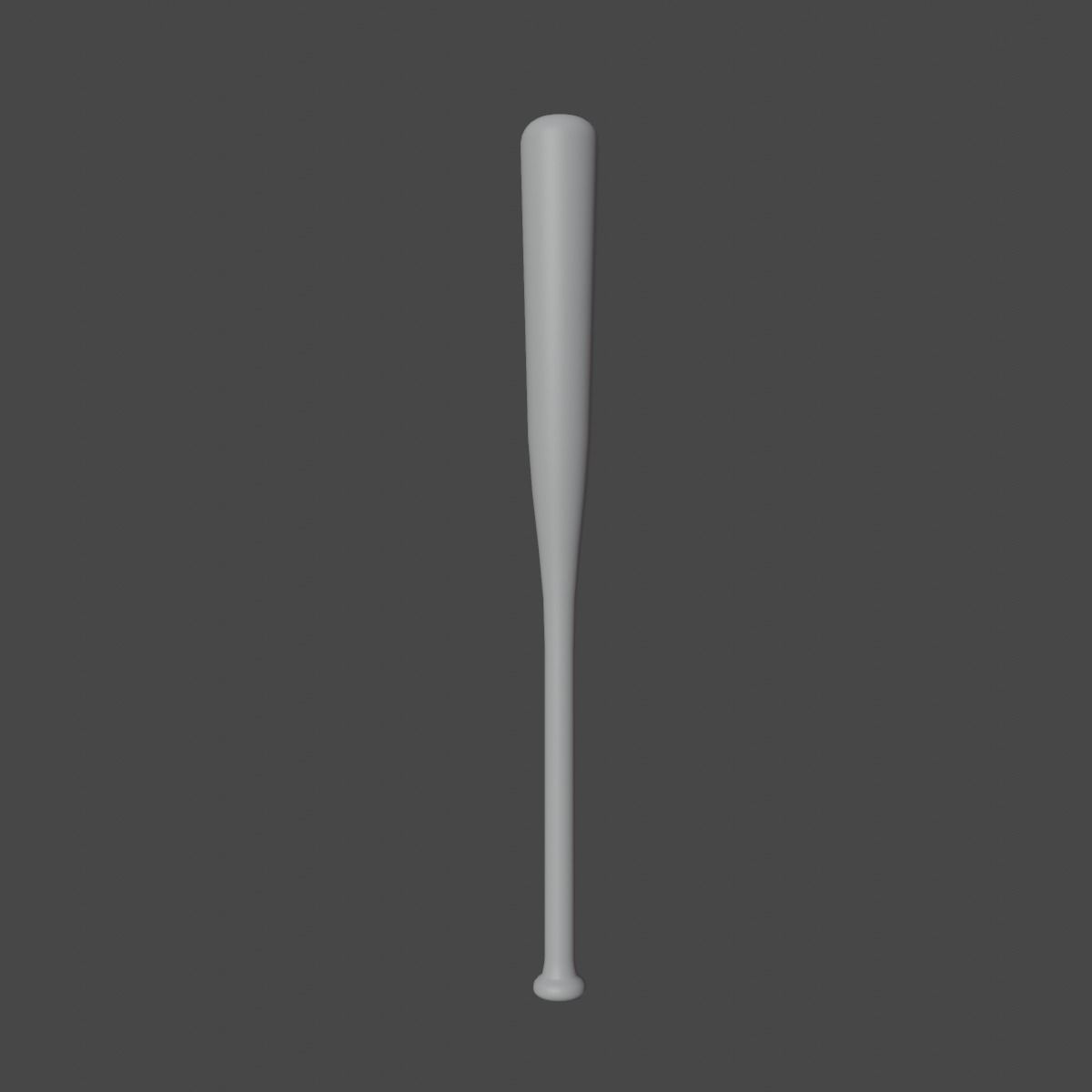 Baseball Bat 02 Low-poly 3D model_8