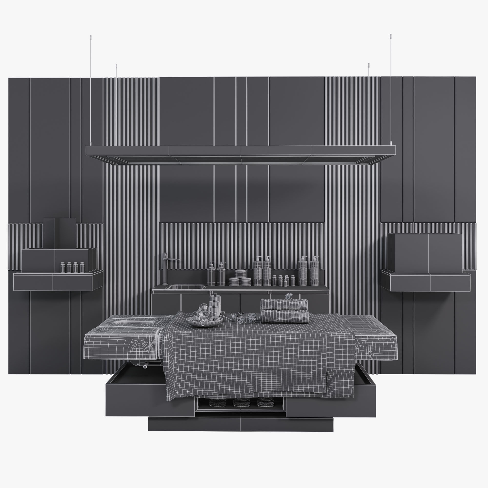 Spa Salon Horizon Maletti Low-poly 3D model_6