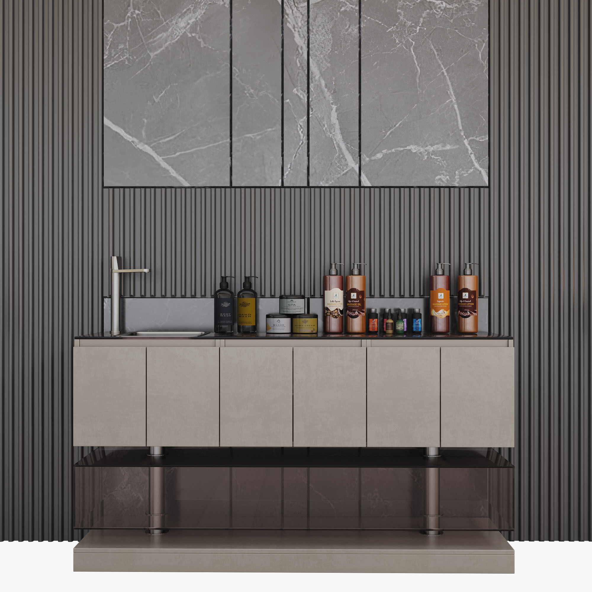 Spa Salon Horizon Maletti Low-poly 3D model_1