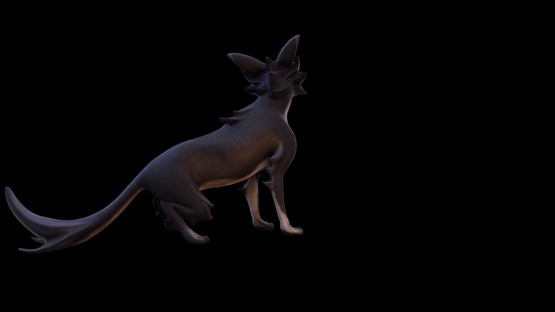 Stylized Cat - Rigged Cartoon Character for Blender Low-poly 3D model_25