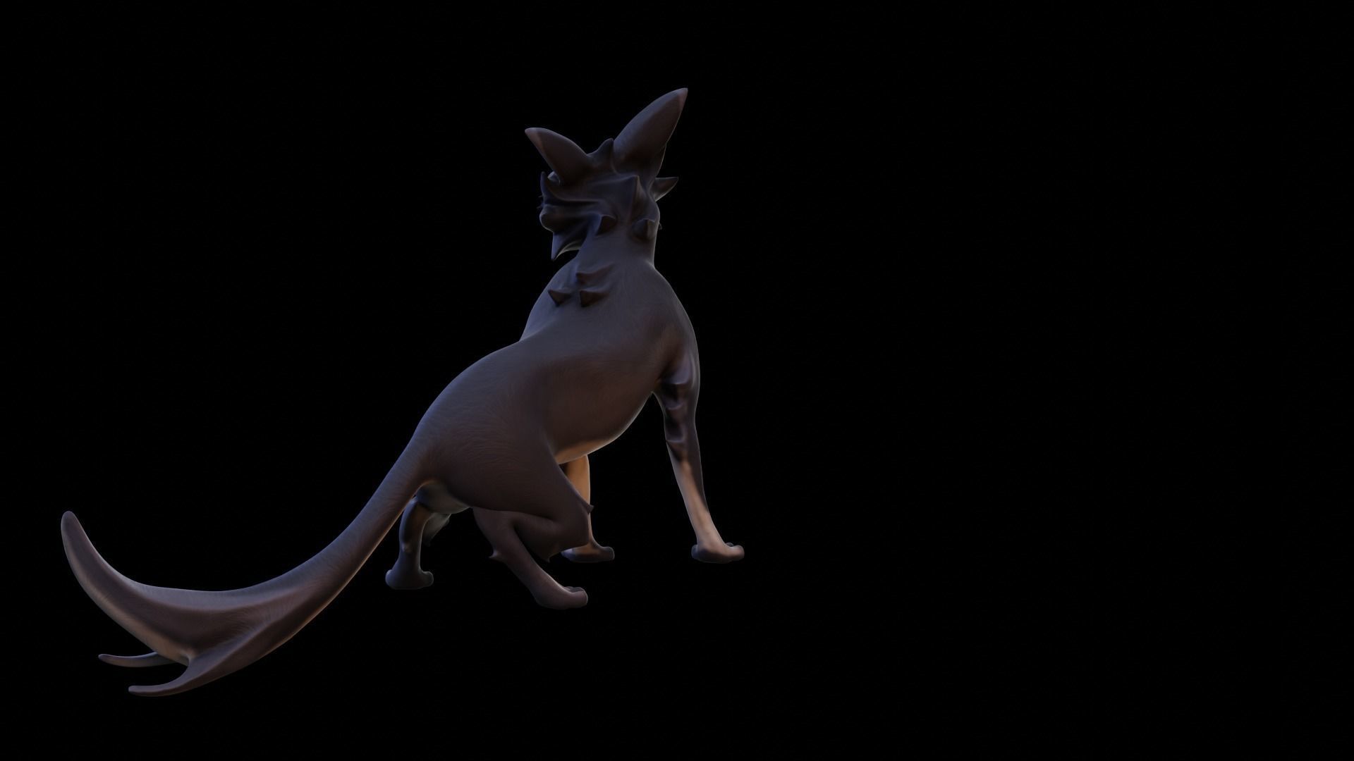 Stylized Cat - Rigged Cartoon Character for Blender Low-poly 3D model_27
