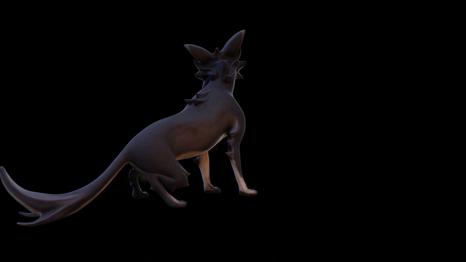 Stylized Cat - Rigged Cartoon Character for Blender Low-poly 3D model_26