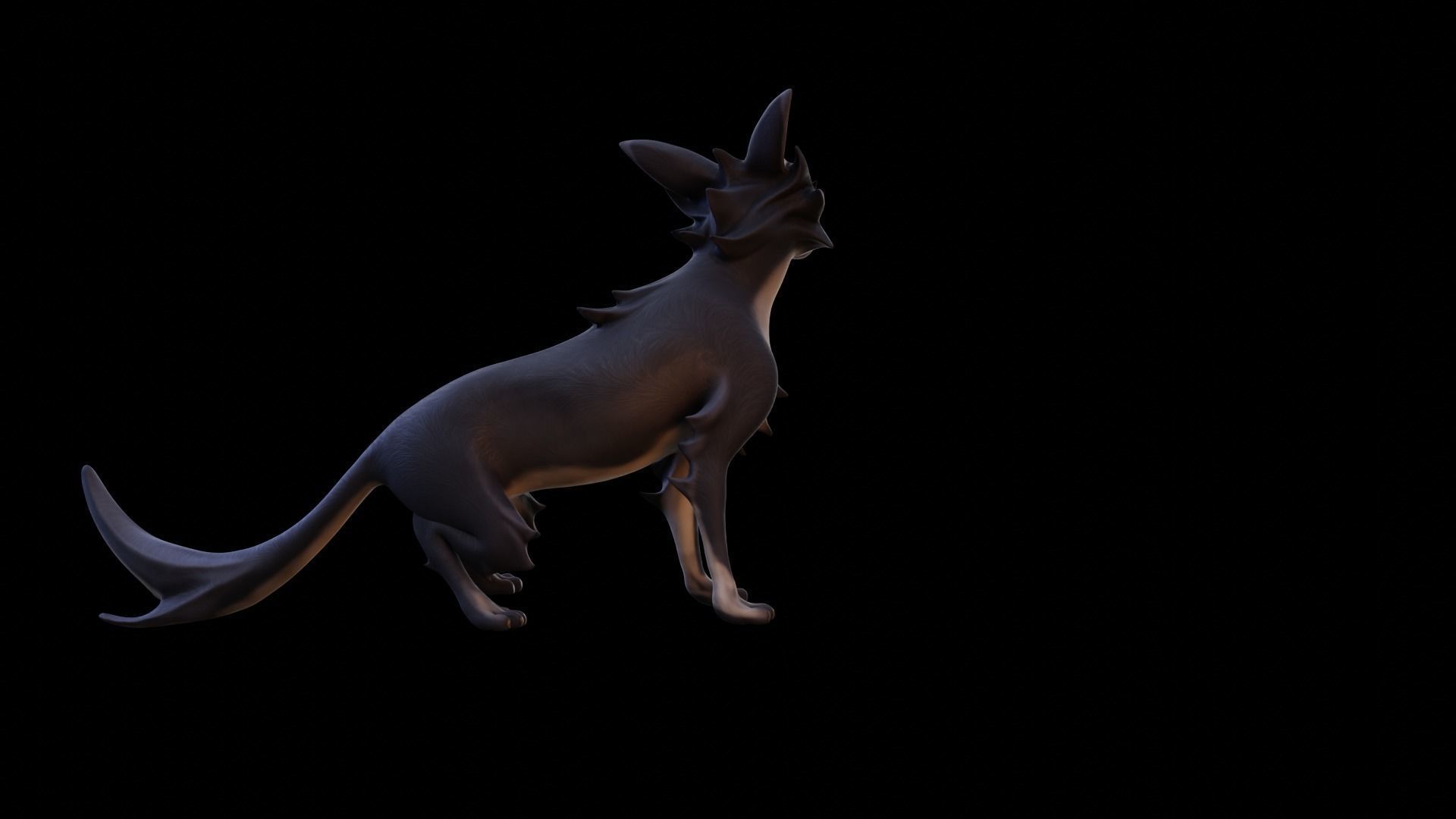 Stylized Cat - Rigged Cartoon Character for Blender Low-poly 3D model_24