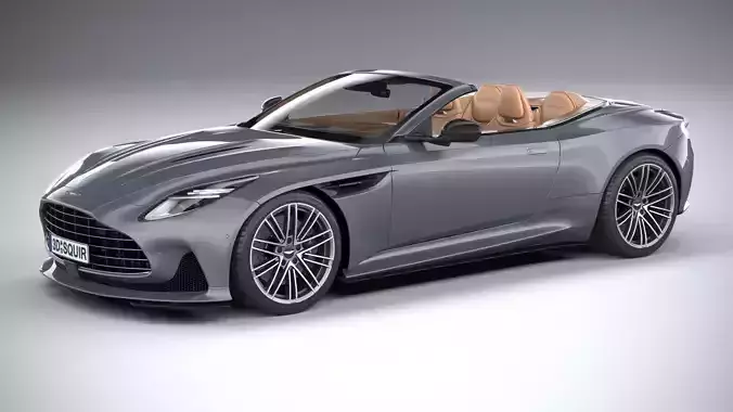 Aston Martin DB12 Volante 2024 3D model