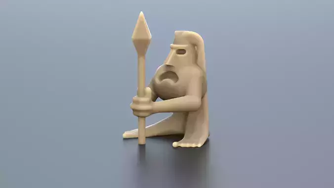 Statuette - El Indio 3D print model