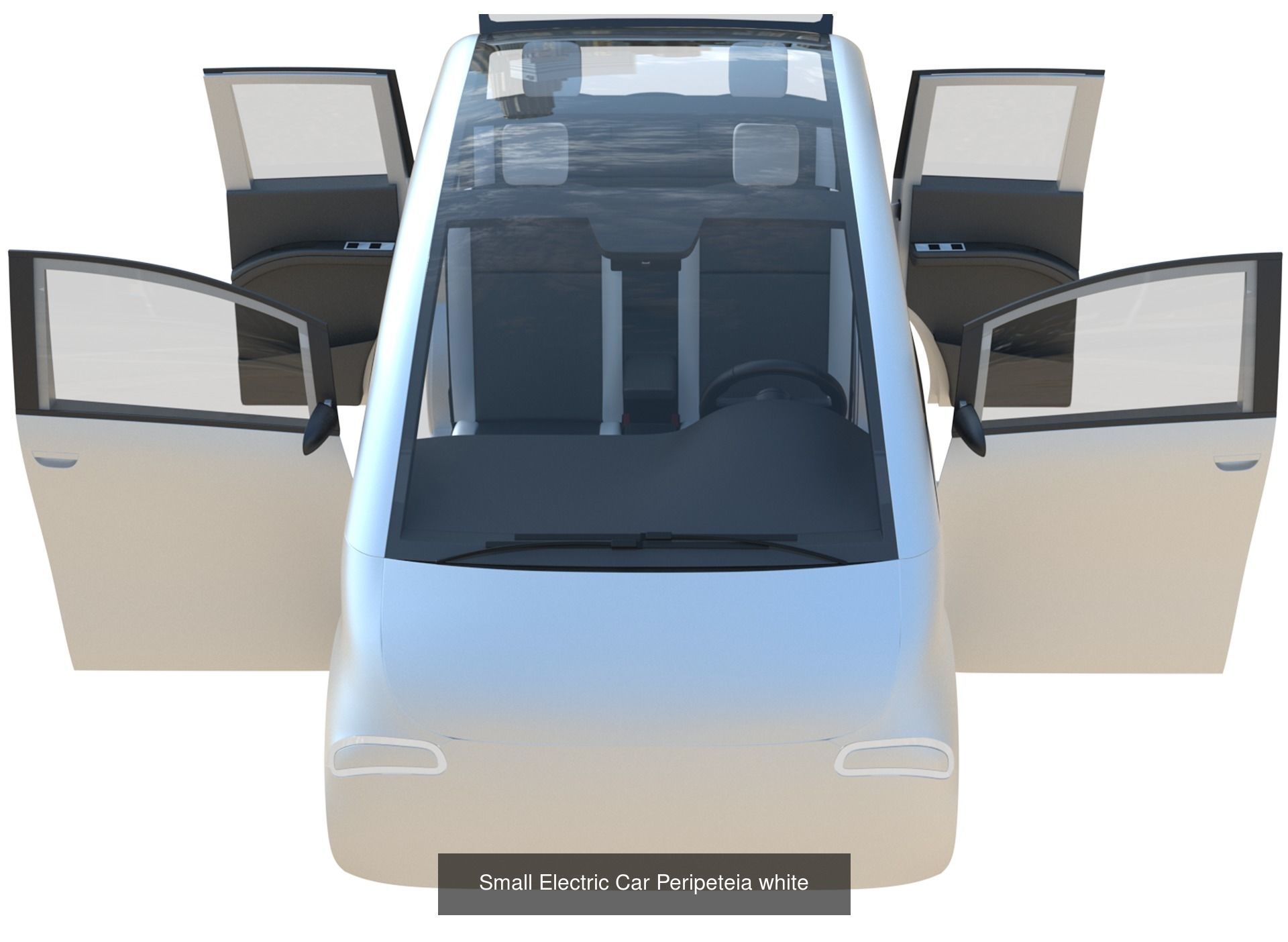 Small Electric Car 3D Model Collection_5