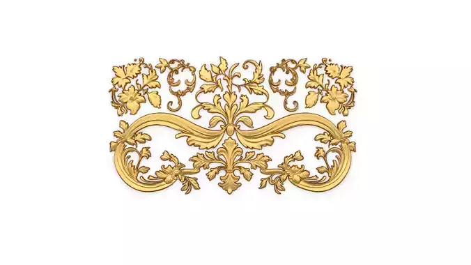 Classic carved decor ornament 423
