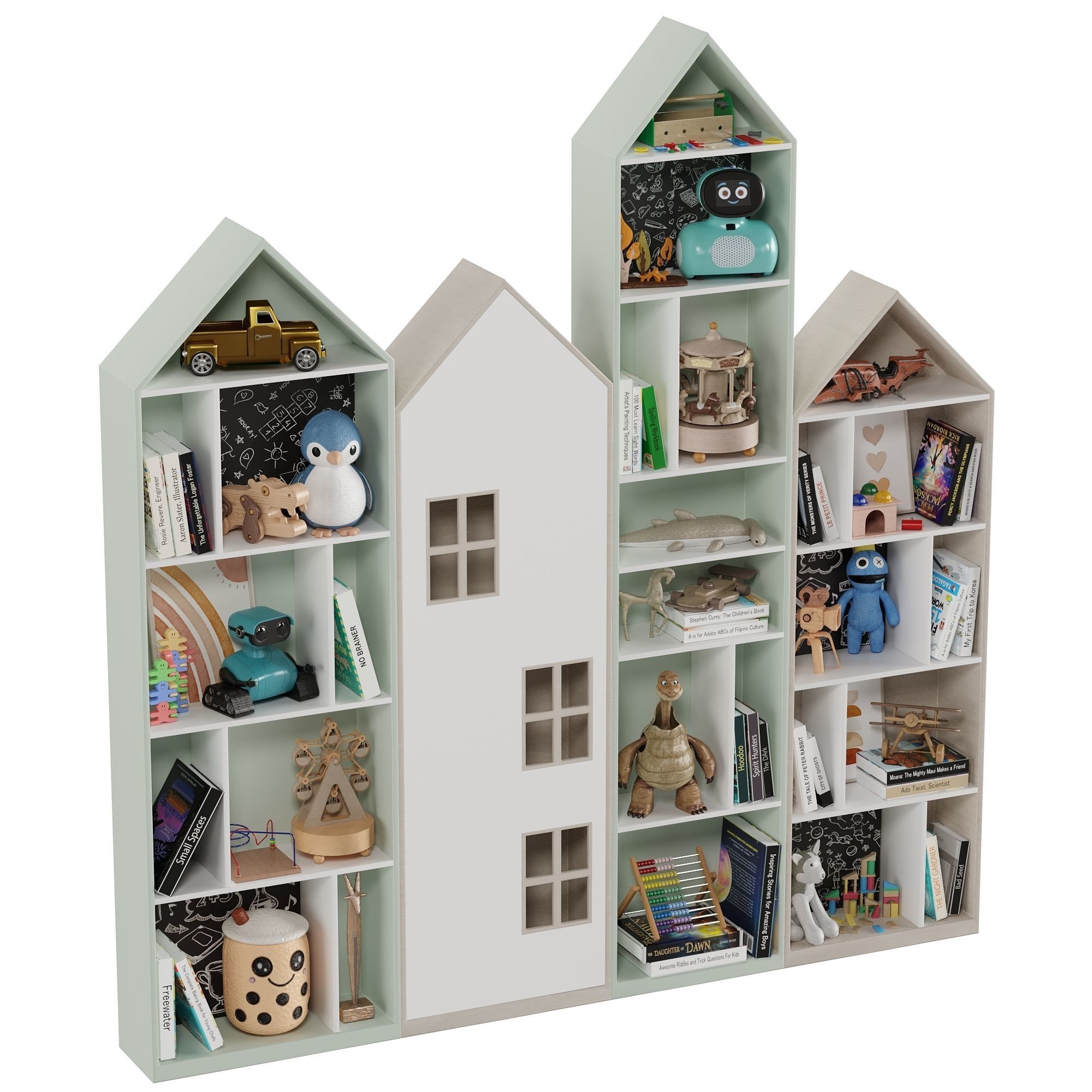 Children Room Set 8 Low-poly 3D model_1