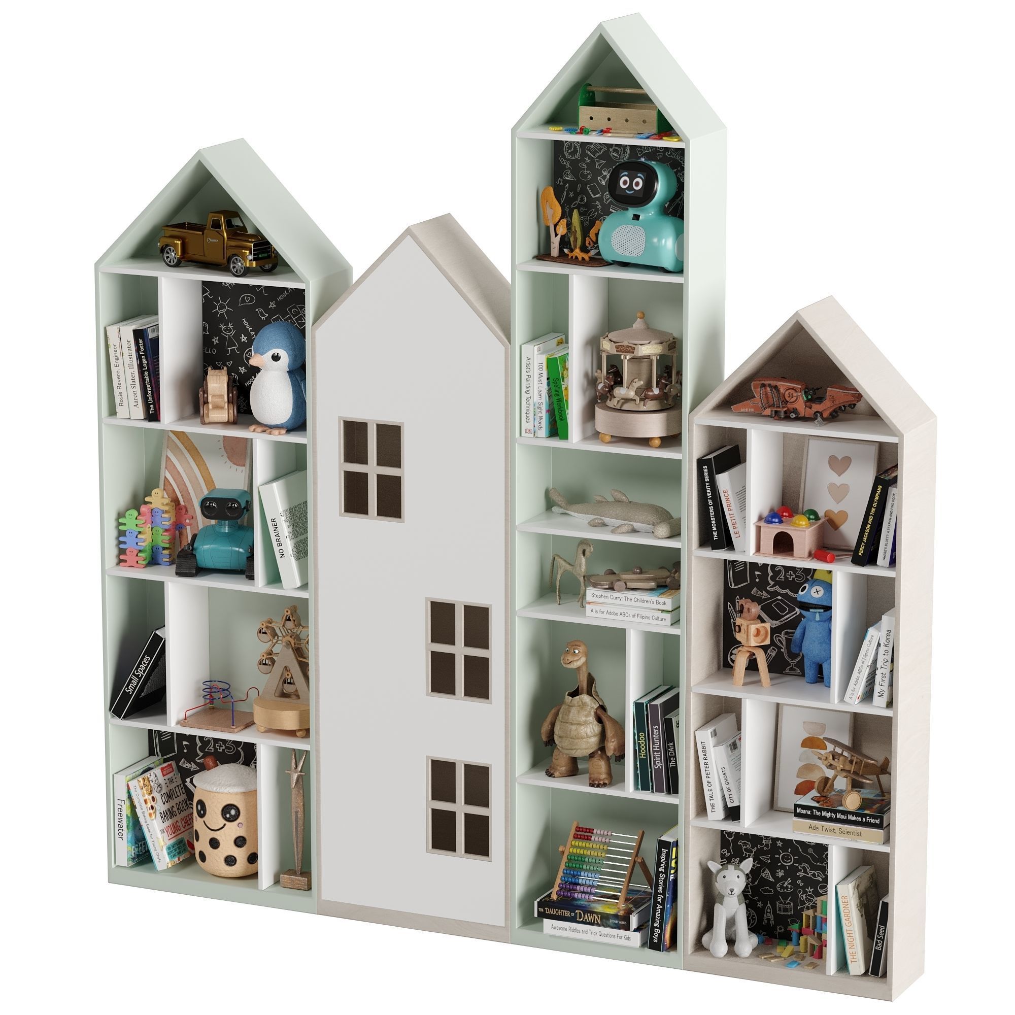 Children Room Set 8 Low-poly 3D model_2