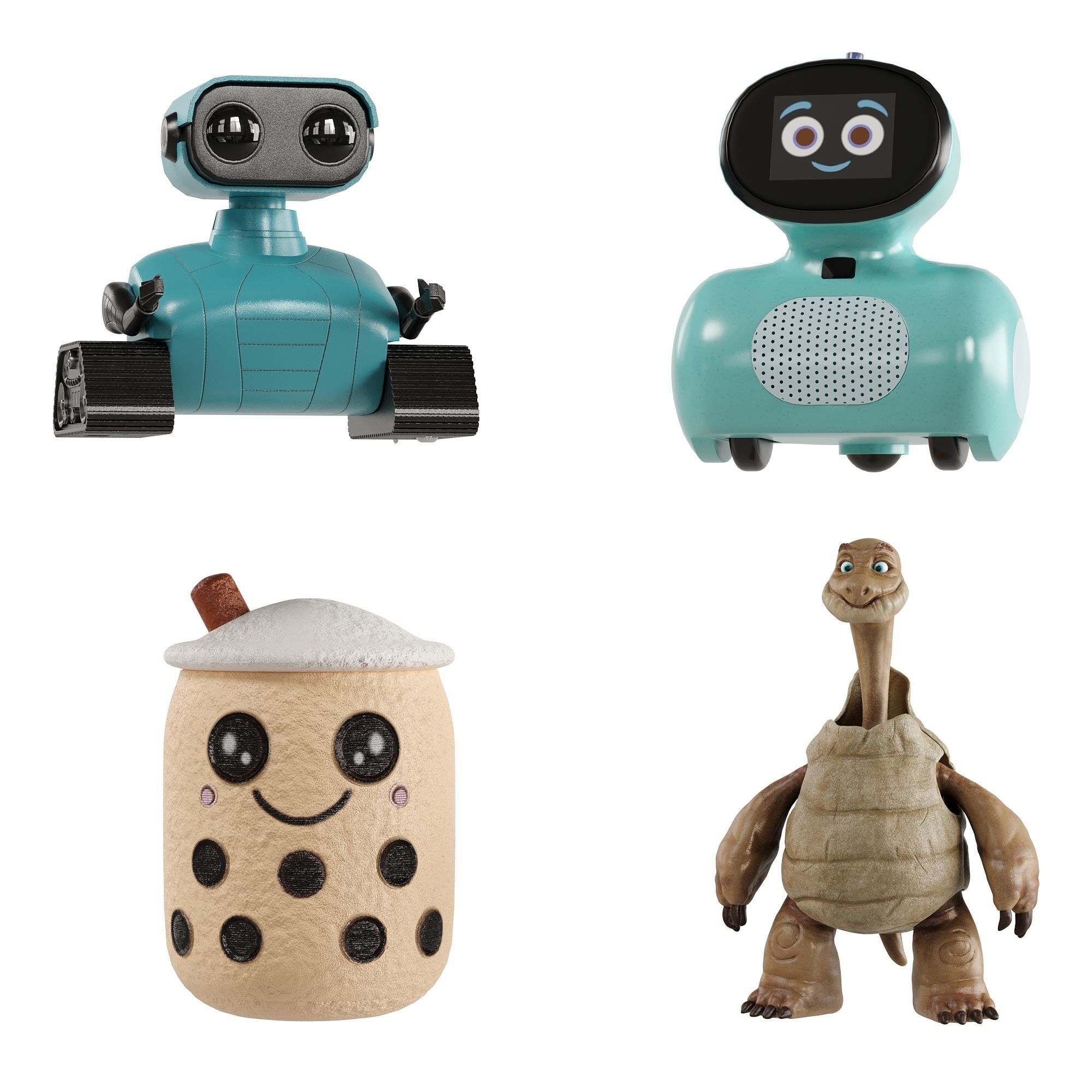 Children Room Set 8 Low-poly 3D model_3