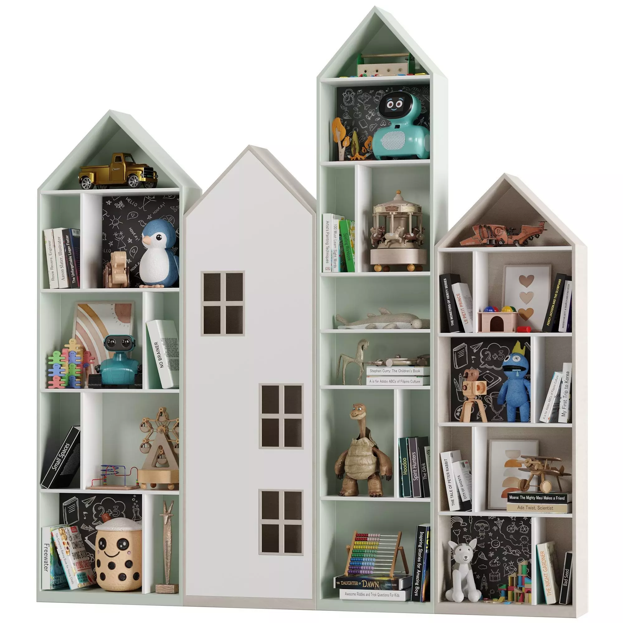 Children Room Set 8 Low-poly 3D model_0