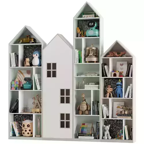 Children Room Set 8 Low-poly 3D model