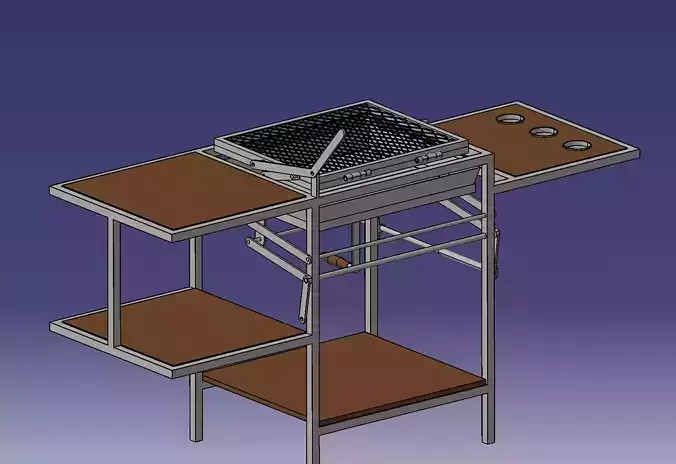 Multifunctional grill model