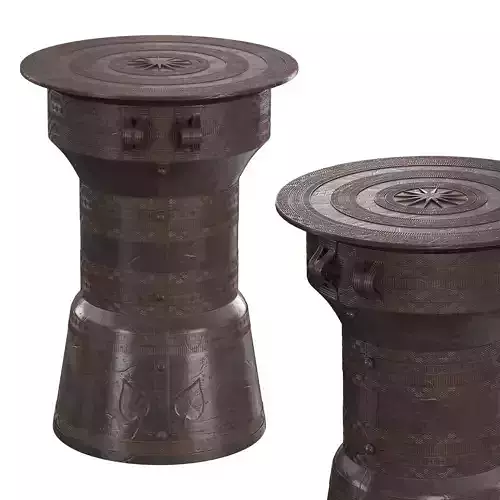 PALECEK RAIN DRUM TABLE
