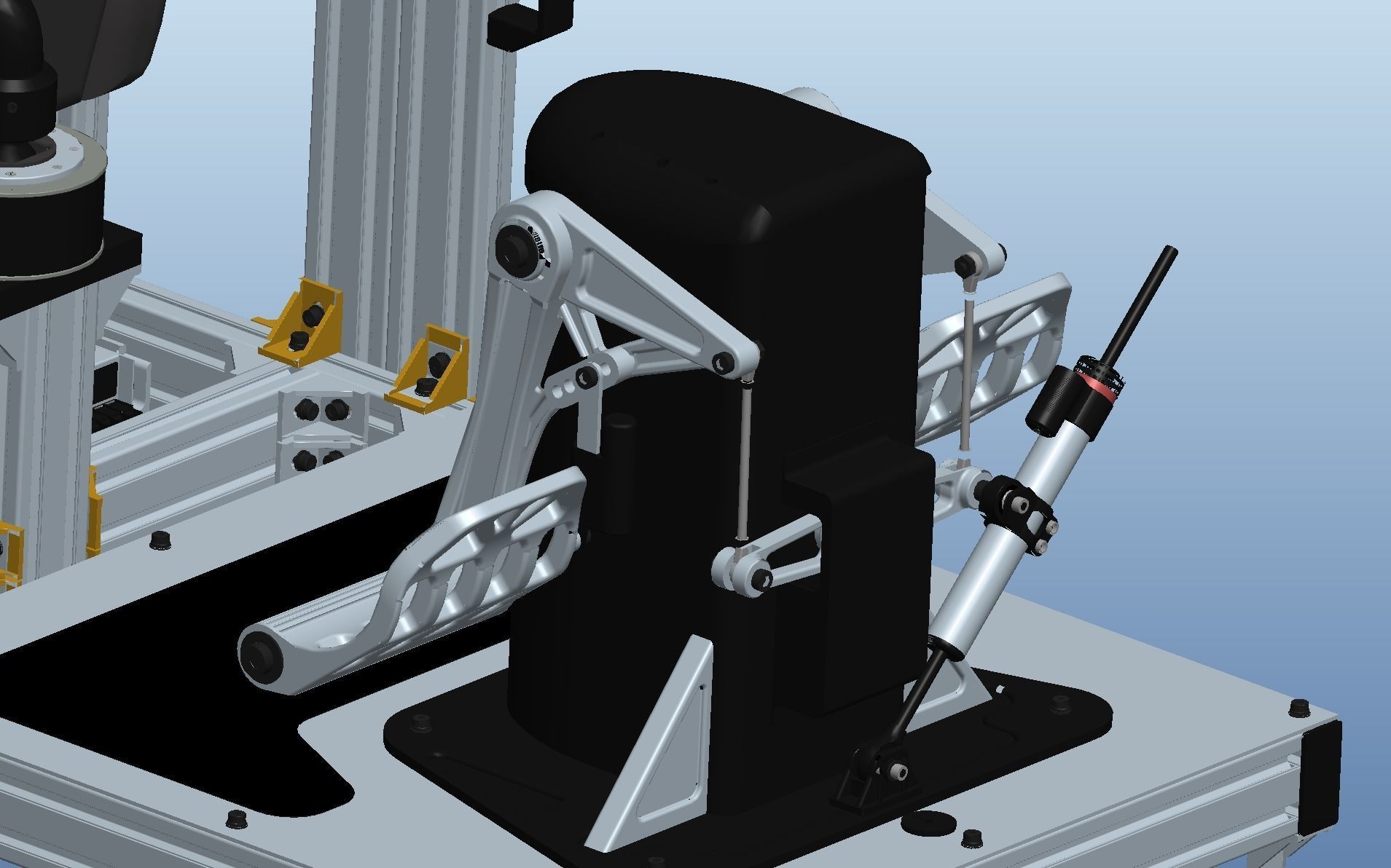 Flight simulator 3D model_6