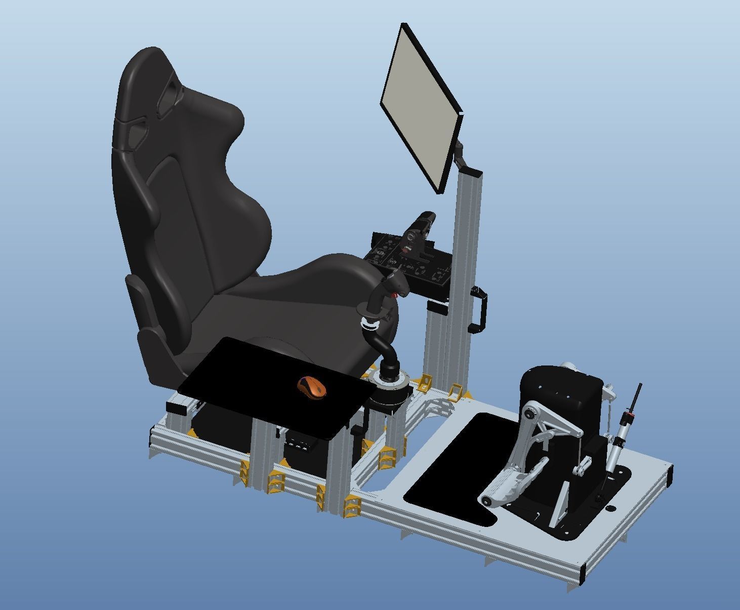 Flight simulator 3D model_3