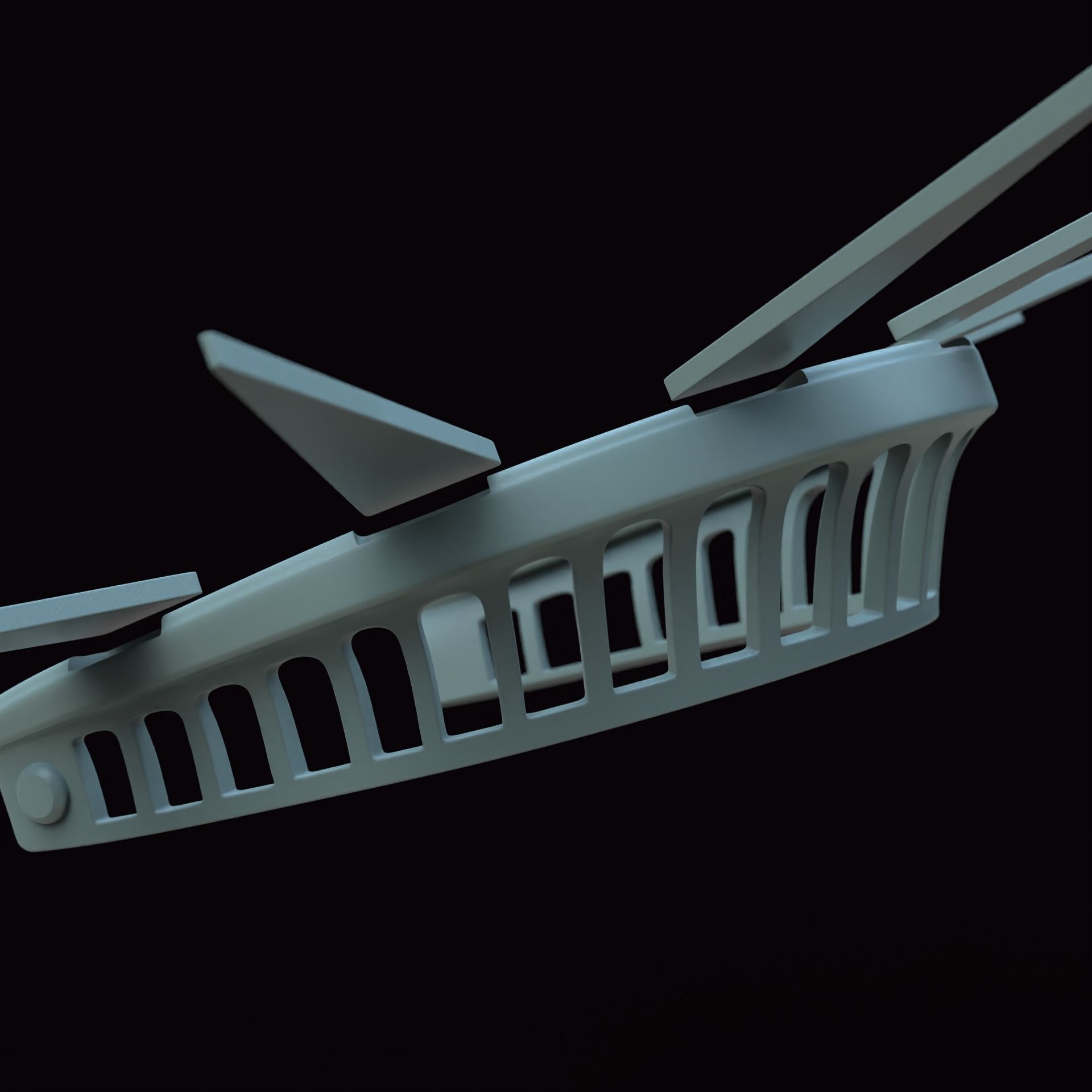 Crown - statue of liberty 3D print model_10