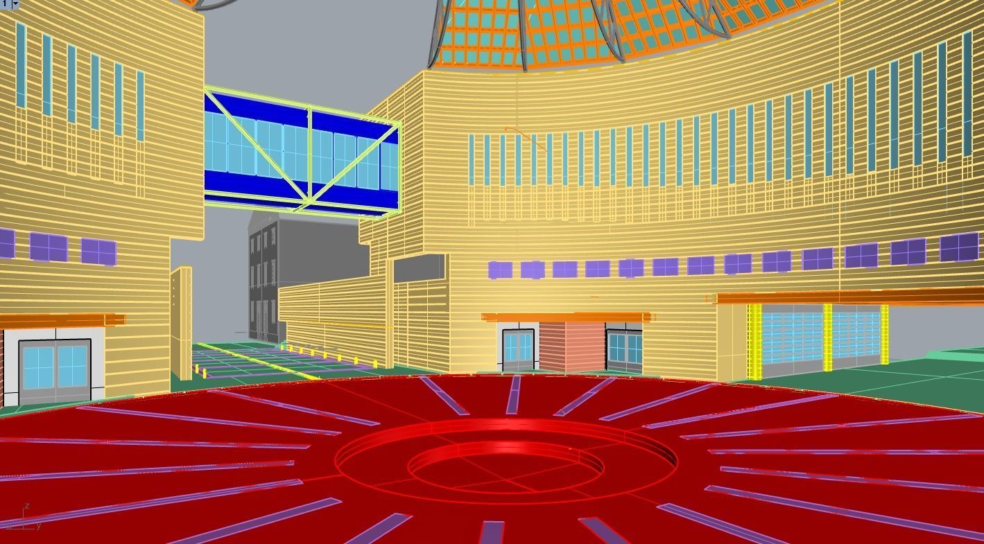 MART - Museo di arte moderna - central place 3D model_10
