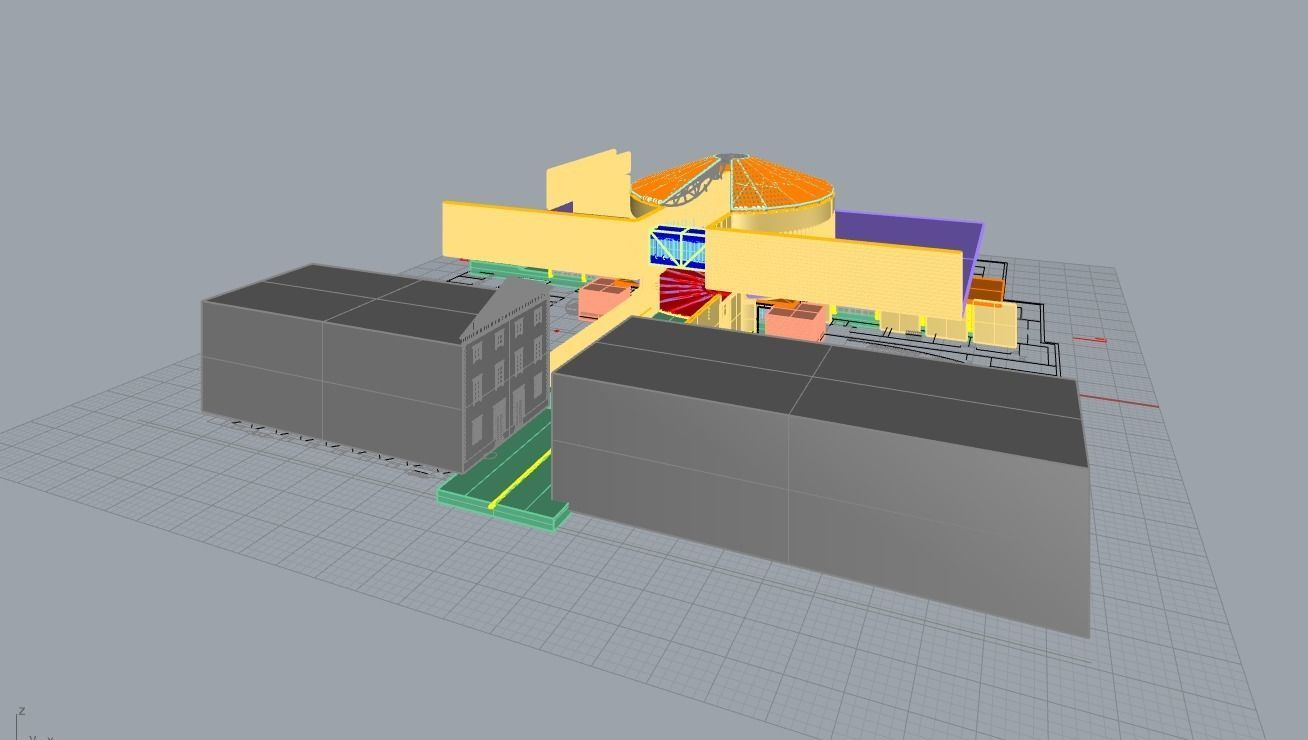 MART - Museo di arte moderna - central place 3D model_1