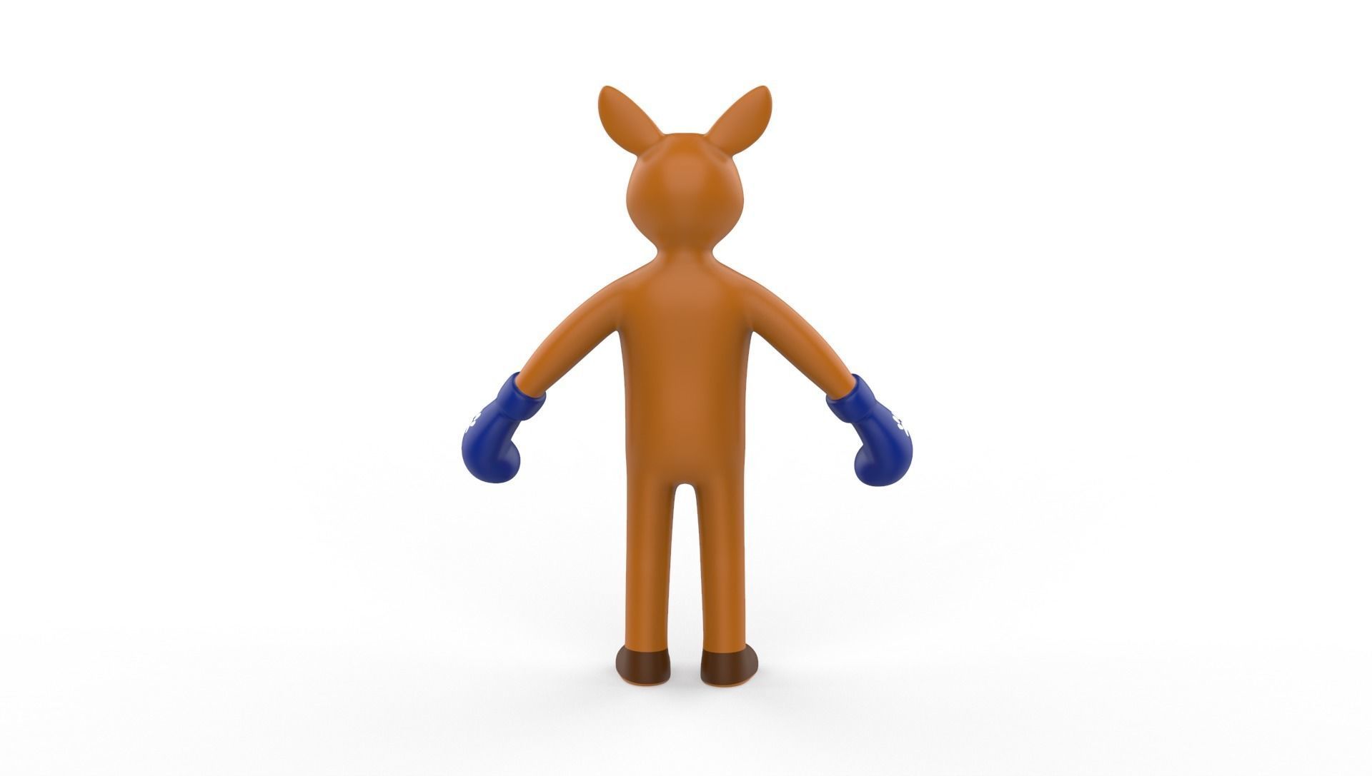 Boxing Kangaroo Animal Animated Low-poly 3D model_14