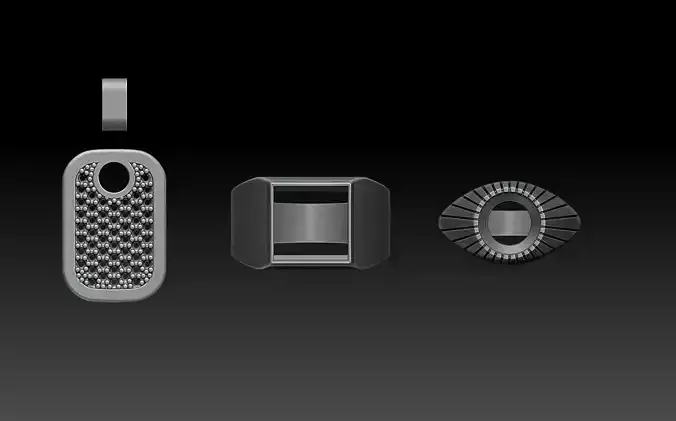 MAN WOMAN RING AND PENDANT