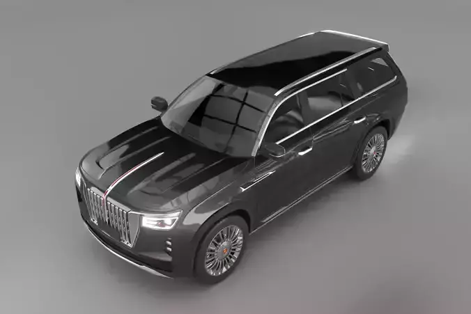 2022 Hongqi LS7 car rendering model 3D model