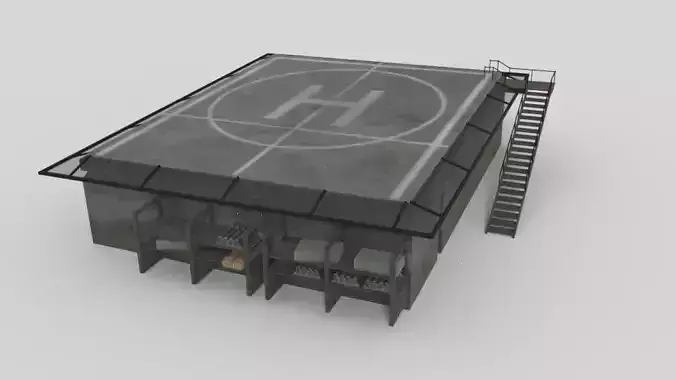 Free Helipad Game Ready