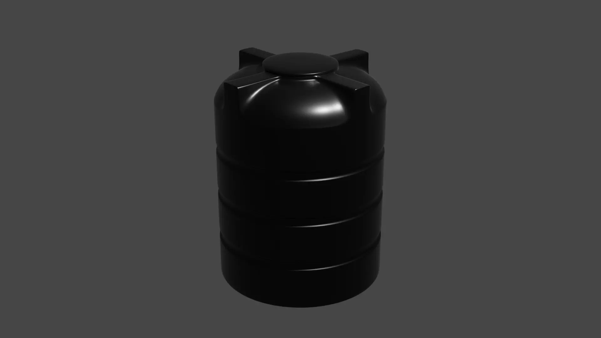 Water Tank Free low-poly 3D model