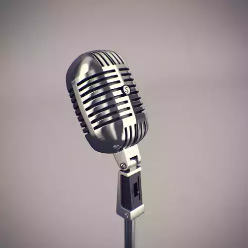 Classic Microphone 3D model