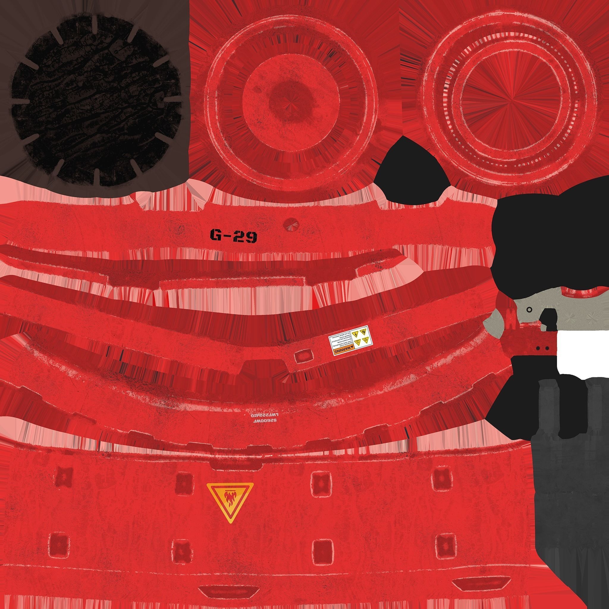 kitchen gas cylinder sci-fi  3D model_9