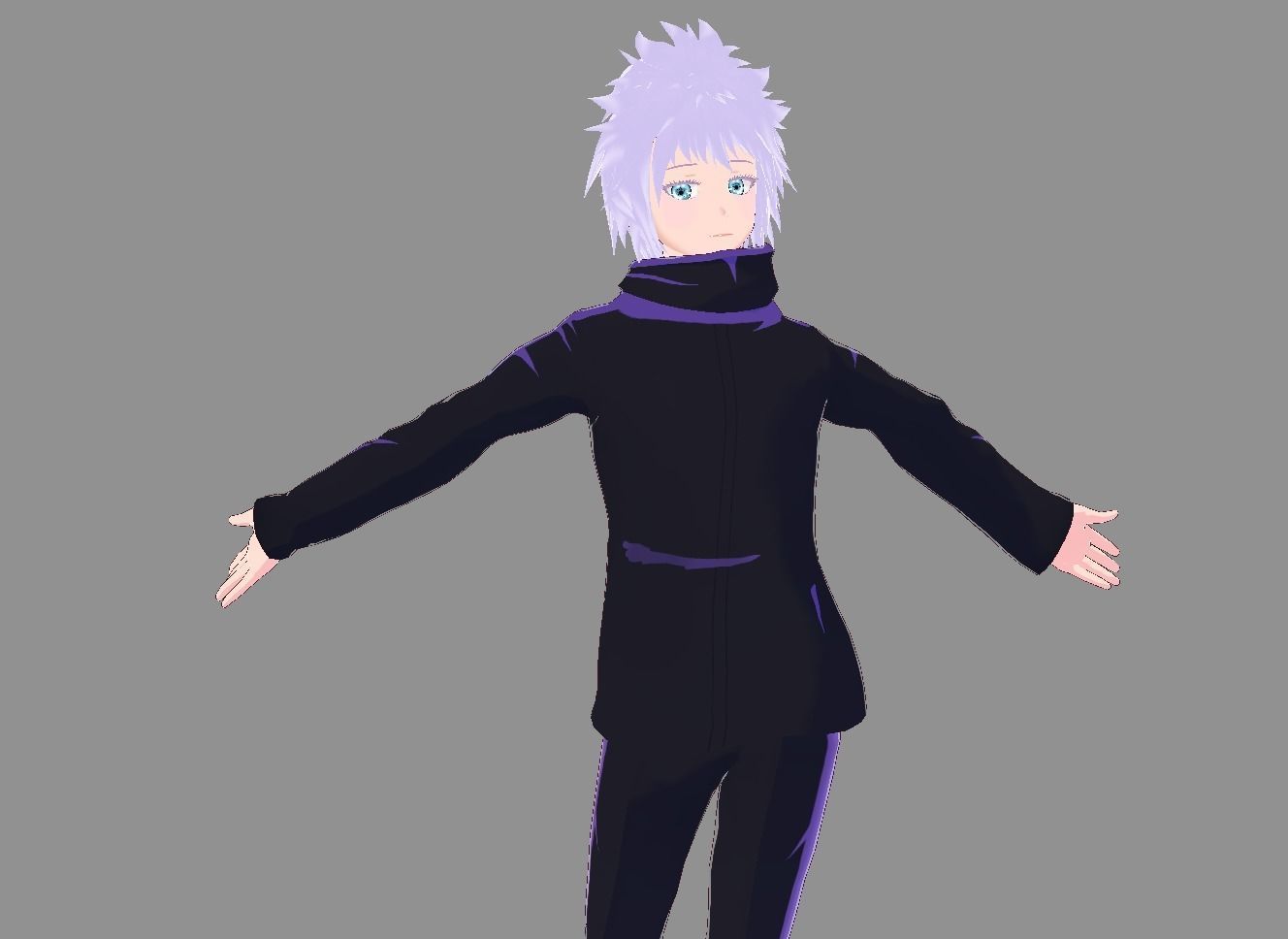 jujustsu Kaisen 3D VrChat avatar for Gaming Low-poly 3D model_12