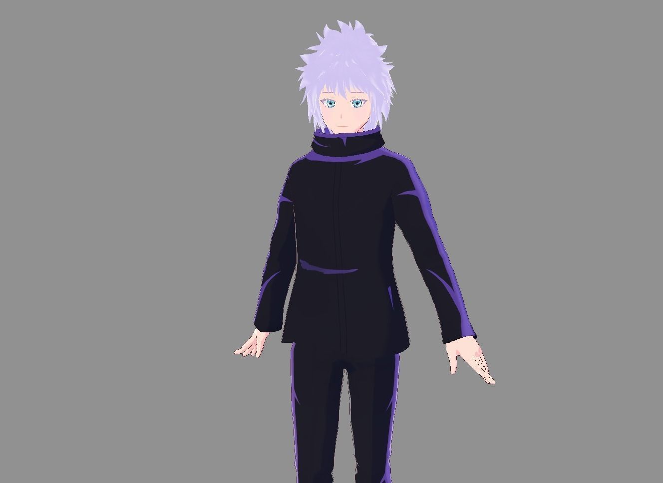 jujustsu Kaisen 3D VrChat avatar for Gaming Low-poly 3D model_5