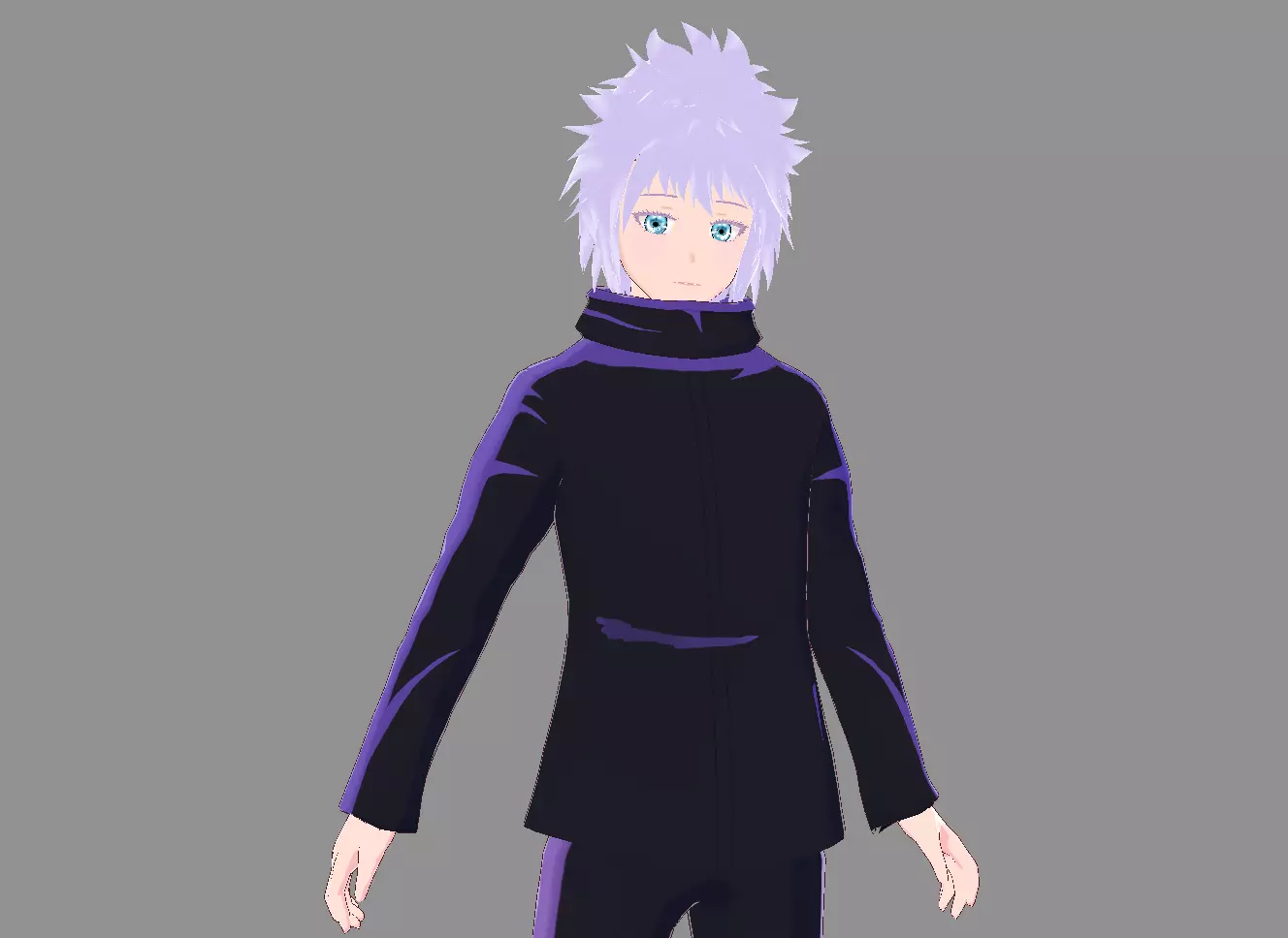 jujustsu Kaisen 3D VrChat avatar for Gaming Low-poly 3D model_0