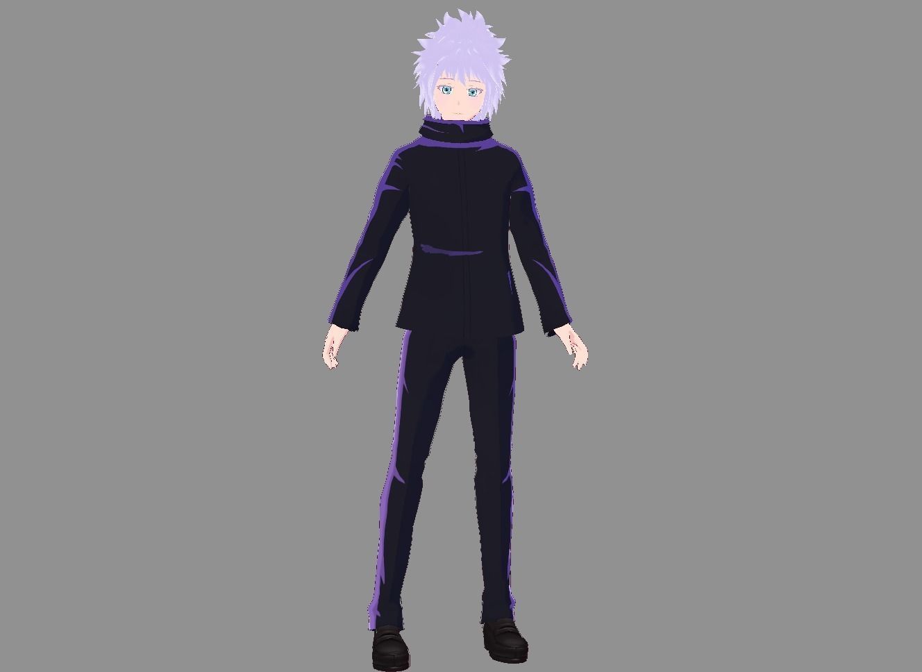 jujustsu Kaisen 3D VrChat avatar for Gaming Low-poly 3D model_3