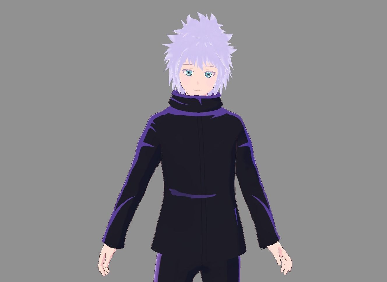 jujustsu Kaisen 3D VrChat avatar for Gaming Low-poly 3D model_9