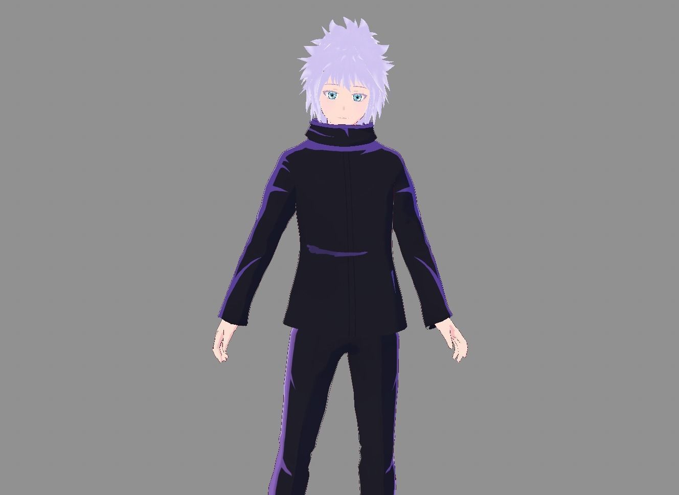 jujustsu Kaisen 3D VrChat avatar for Gaming Low-poly 3D model_10