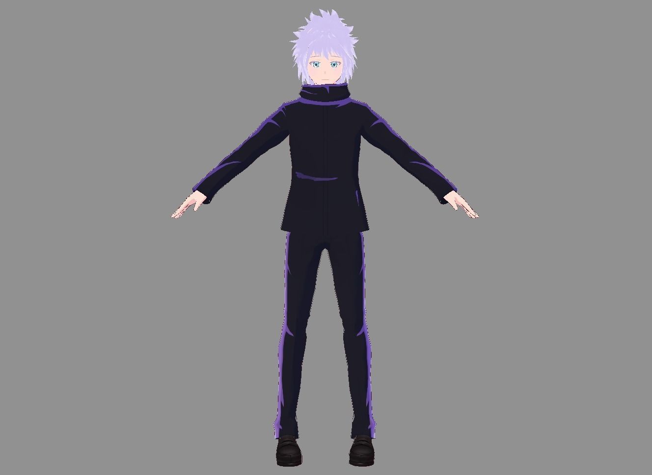jujustsu Kaisen 3D VrChat avatar for Gaming Low-poly 3D model_2