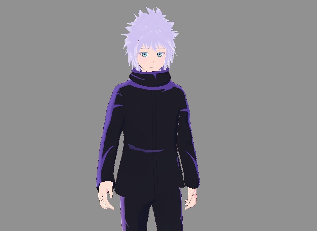 jujustsu Kaisen 3D VrChat avatar for Gaming Low-poly 3D model_1