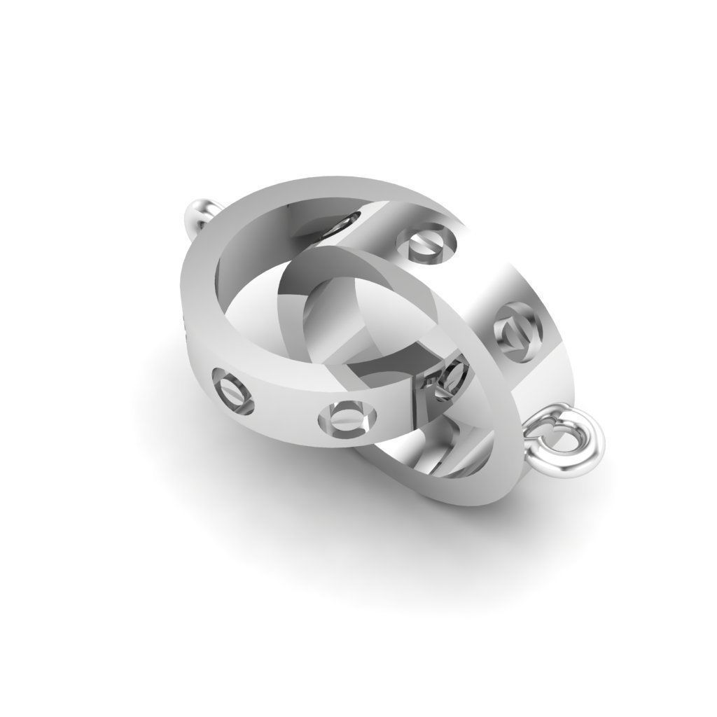 LOVE NECKLACE 3D print model_2