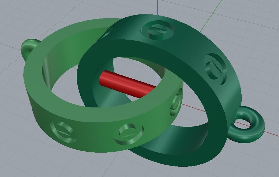 LOVE NECKLACE 3D print model_4