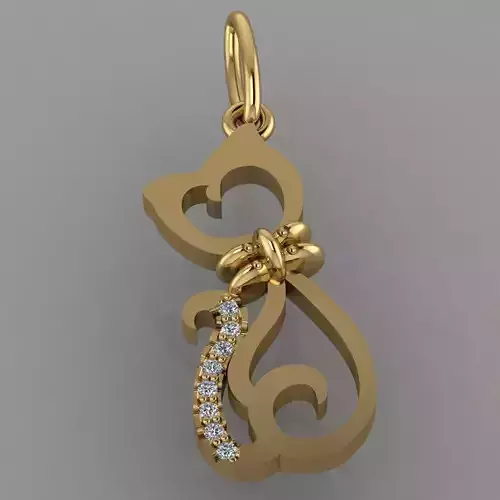 cat pendant p0010