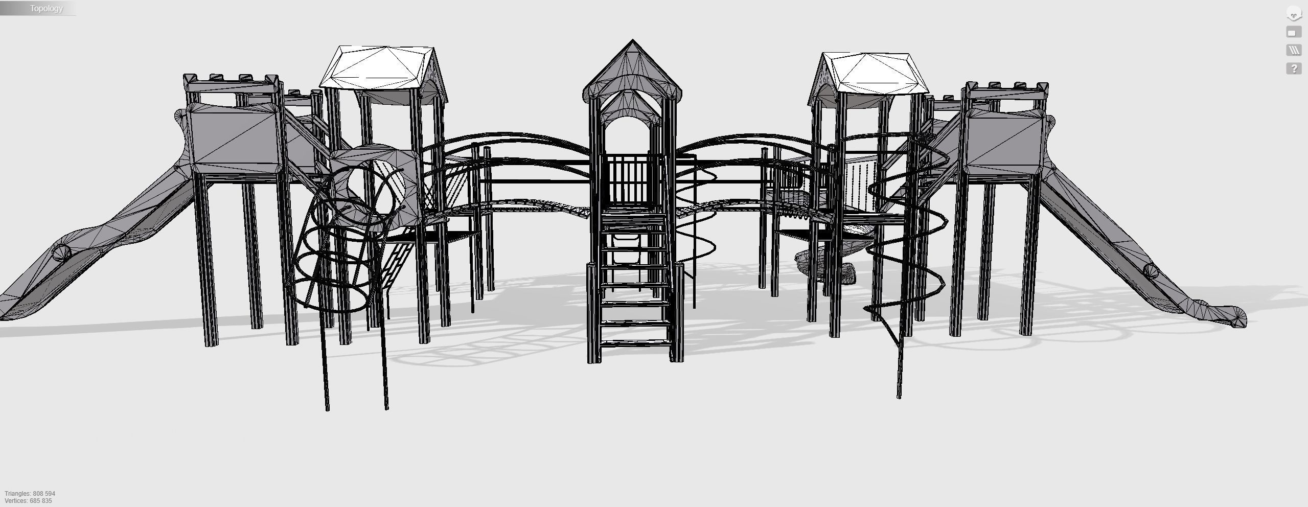 Playground for kids 3D model_13