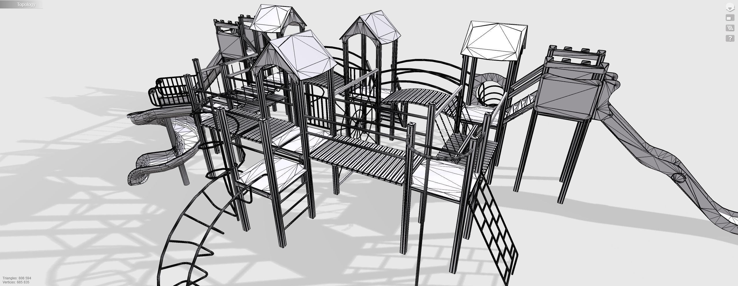 Playground for kids 3D model_10
