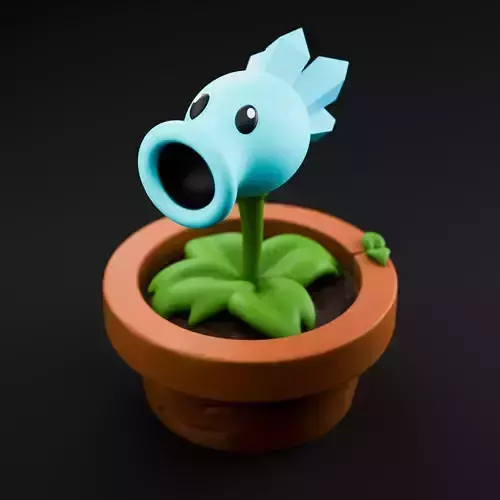 SnowPea Plants vs Zombies